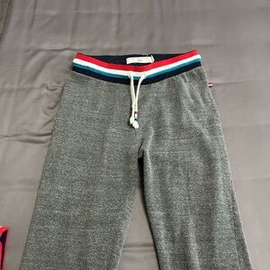 Sol Angeles Gray Joggers with Colorful Waistband